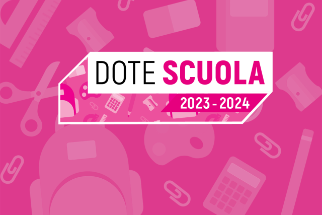 Dote Scuola - componente BUONO SCUOLA a.s. 2023/2024